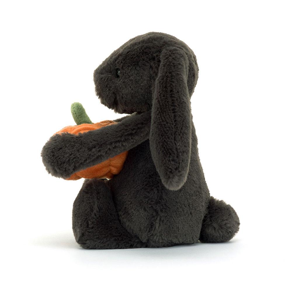 Conejo Jellycat Bashful Pumpkin Bunny 31cm x 12cm x 9cm Negras  Costa Rica |  08617-DKFE