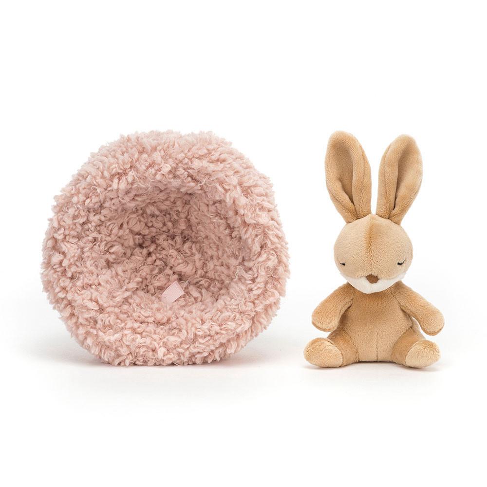 Conejo Jellycat Hibernating Bunny 9cm x 13cm x 13cm Beige  Costa Rica |  24518-HFYQ