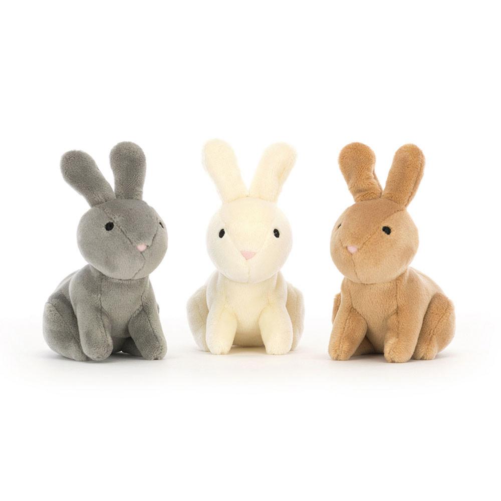 Conejo Jellycat Nesting Bunnies 11cm x 13cm x 13cm Marrones  Costa Rica |  01653-CIKU