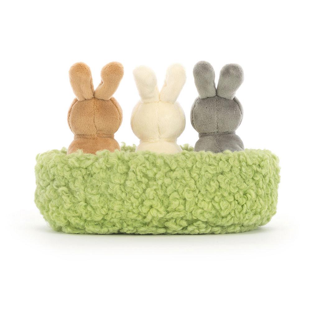 Conejo Jellycat Nesting Bunnies 11cm x 13cm x 13cm Marrones  Costa Rica |  01653-CIKU
