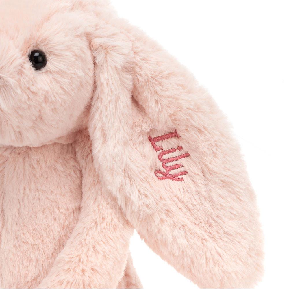 Conejo Jellycat Personalised Bashful Blush Bunny Medium 31cm x 12cm x 9cm Rosas  Costa Rica |  28917-FPJV