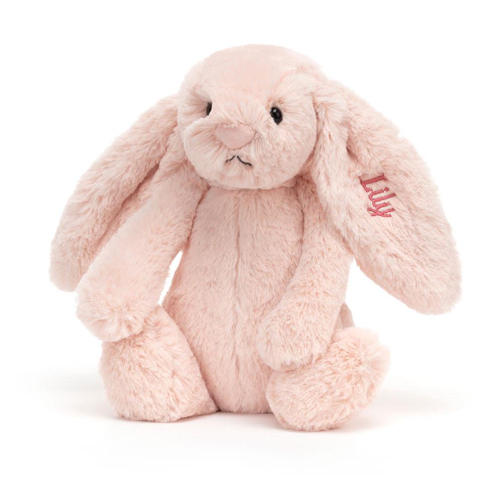 Conejo Jellycat Personalised Bashful Blush Bunny Medium 31cm x 12cm x 9cm Rosas  Costa Rica |  28917-FPJV