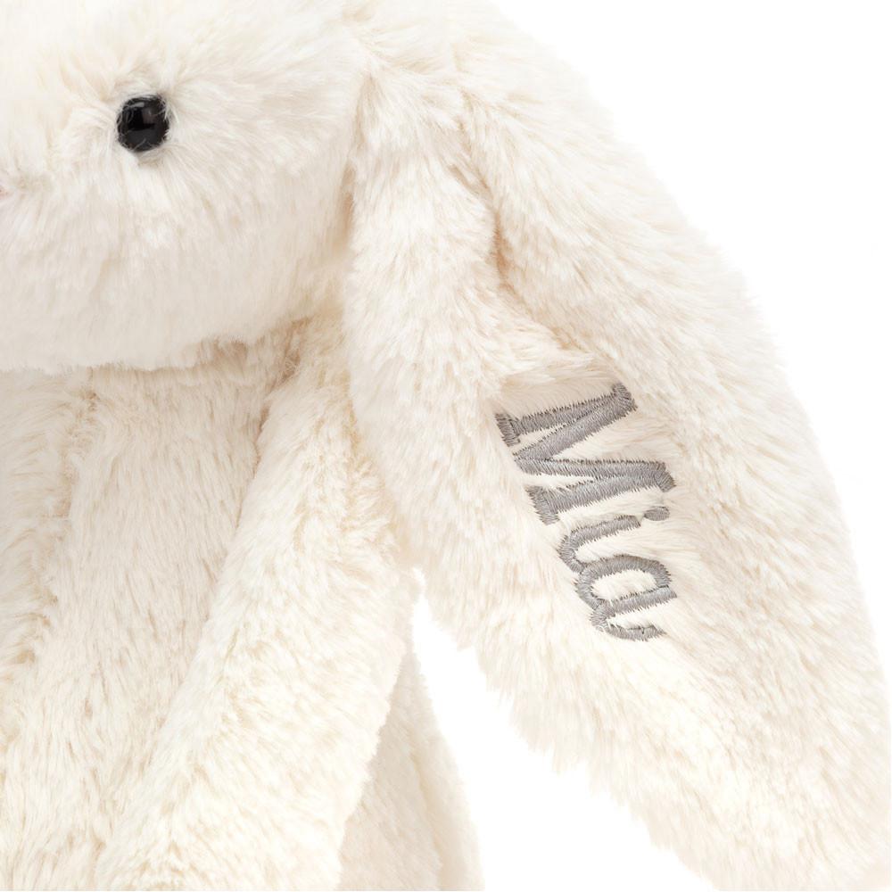 Conejo Jellycat Personalised Bashful Cream Bunny Medium 31cm x 12cm x 9cm Blancas  Costa Rica |  86079-RVUM