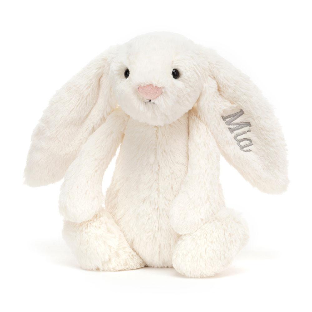 Conejo Jellycat Personalised Bashful Cream Bunny Medium 31cm x 12cm x 9cm Blancas  Costa Rica |  86079-RVUM