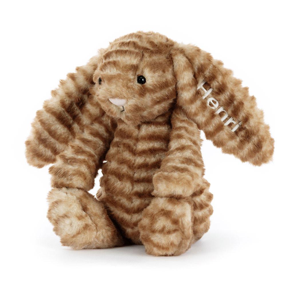 Conejo Jellycat Personalised Bashful Luxe Bunny Juniper 31cm x 12cm x 9cm Marrones  Costa Rica |  36495-AWCT