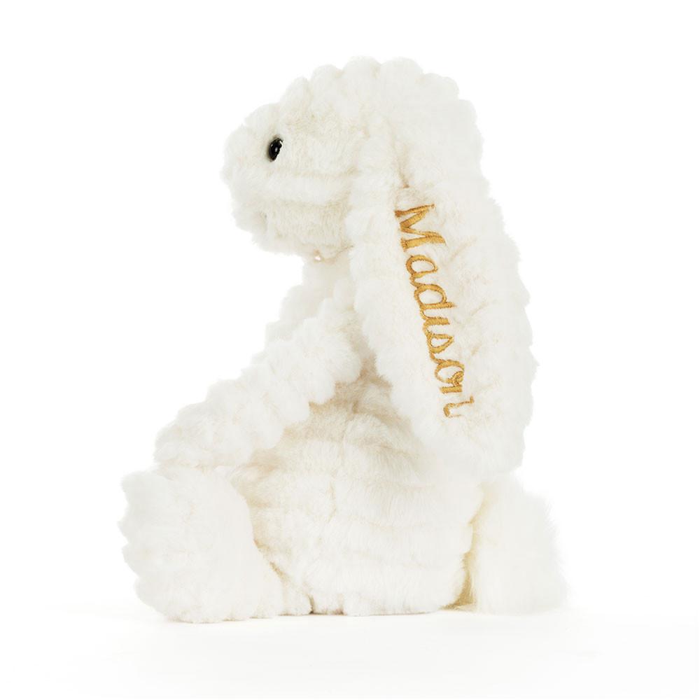 Conejo Jellycat Personalised Bashful Luxe Bunny Nimbus 31cm x 12cm x 9cm Blancas  Costa Rica |  71942-ILKZ