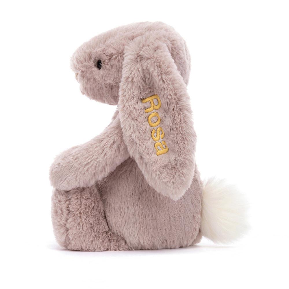 Conejo Jellycat Personalised Bashful Luxe Bunny Rosa Medium 31cm x 12cm x 9cm Rosas  Costa Rica |  41629-BDKF
