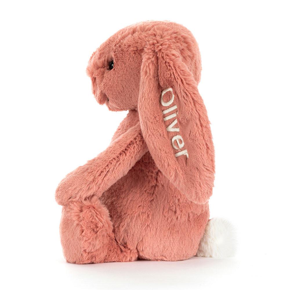 Conejo Jellycat Personalised Bashful Sorrel Bunny Medium 31cm x 12cm x 9cm Naranjas  Costa Rica |  69341-KUEJ