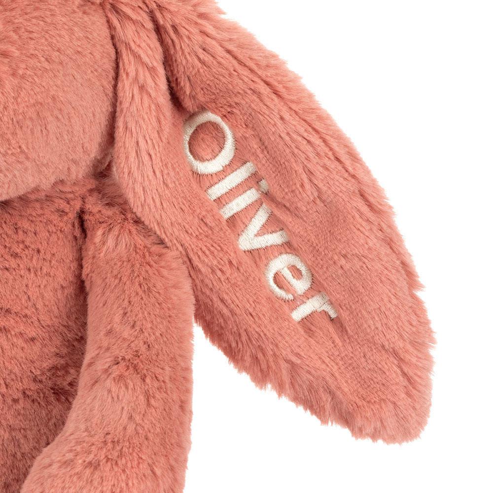 Conejo Jellycat Personalised Bashful Sorrel Bunny Medium 31cm x 12cm x 9cm Naranjas  Costa Rica |  69341-KUEJ