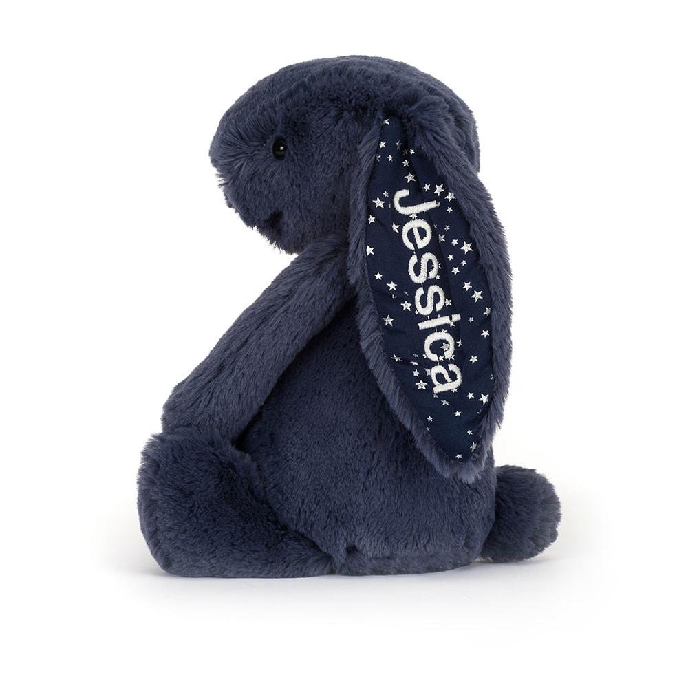 Conejo Jellycat Personalised Bashful Stardust Bunny Medium 31cm x 12cm x 9cm Azules  Costa Rica |  31908-AOXY