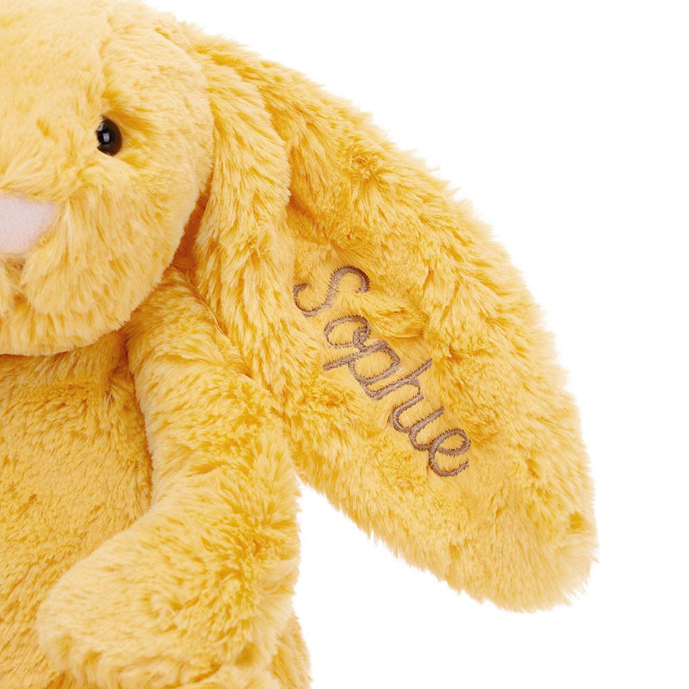 Conejo Jellycat Personalised Bashful Sunshine Bunny Medium 31cm x 12cm x 9cm Amarillo  Costa Rica |  05843-XUNQ