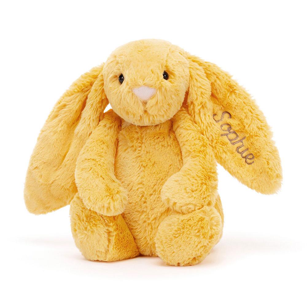 Conejo Jellycat Personalised Bashful Sunshine Bunny Medium 31cm x 12cm x 9cm Amarillo  Costa Rica |  05843-XUNQ