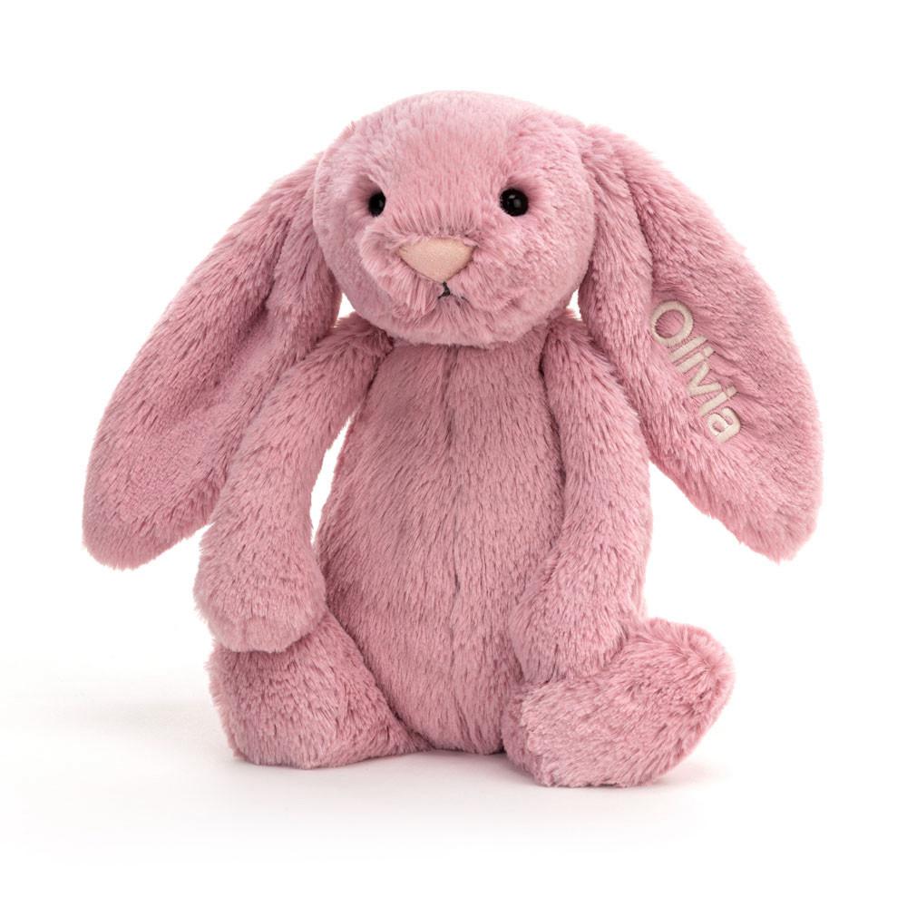 Conejo Jellycat Personalised Bashful Tulip Bunny Medium 31cm x 12cm x 9cm Rosas  Costa Rica |  63491-GTKA