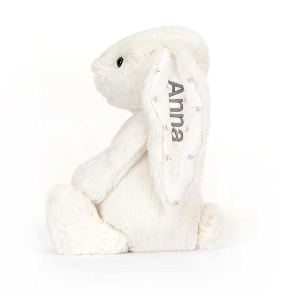 Conejo Jellycat Personalised Bashful Twinkle Bunny Medium 31cm x 12cm x 9cm Blancas  Costa Rica |  81495-KTQM