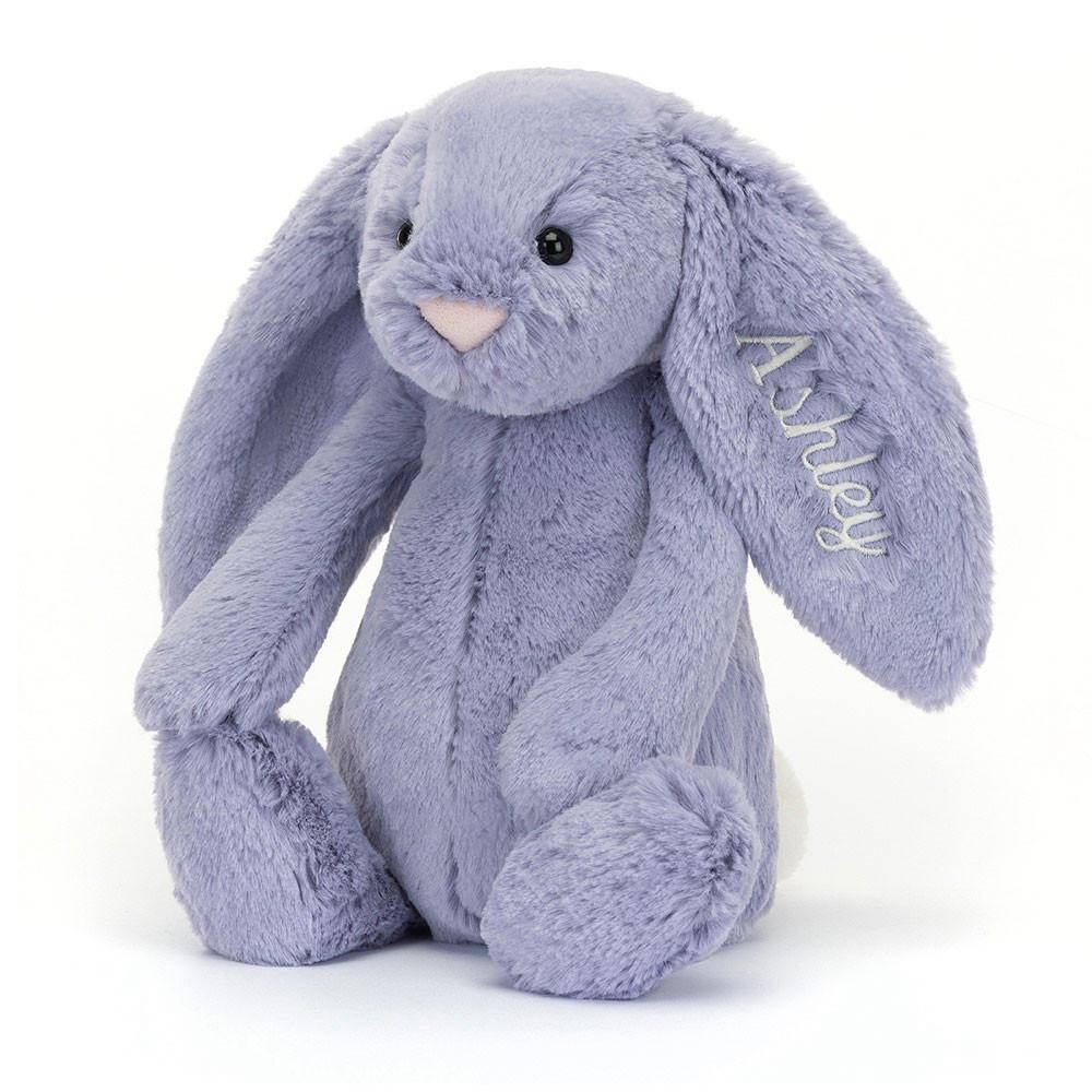 Conejo Jellycat Personalised Bashful Viola Bunny Medium 31cm x 12cm x 9cm Moradas  Costa Rica |  81056-GQIA
