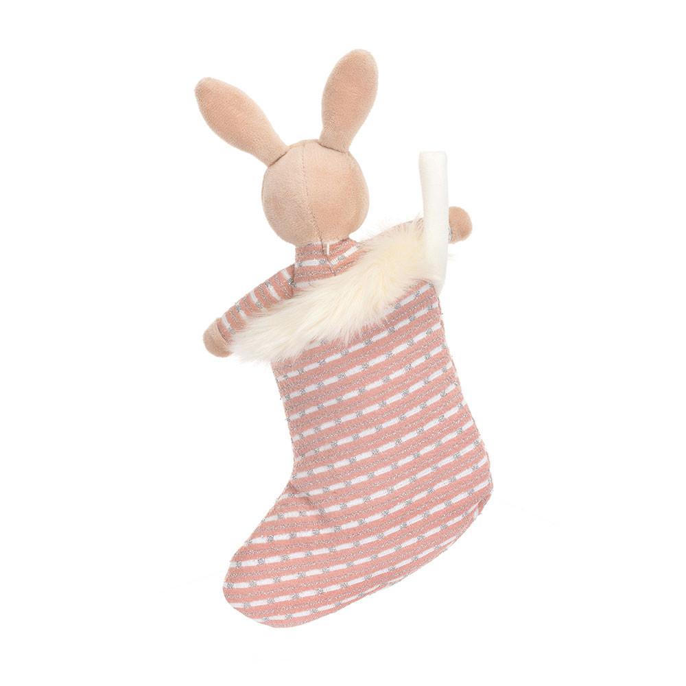 Conejo Jellycat Shimmer Stocking Bunny 20cm x 9cm x 2cm Beige  Costa Rica |  26519-YEUA