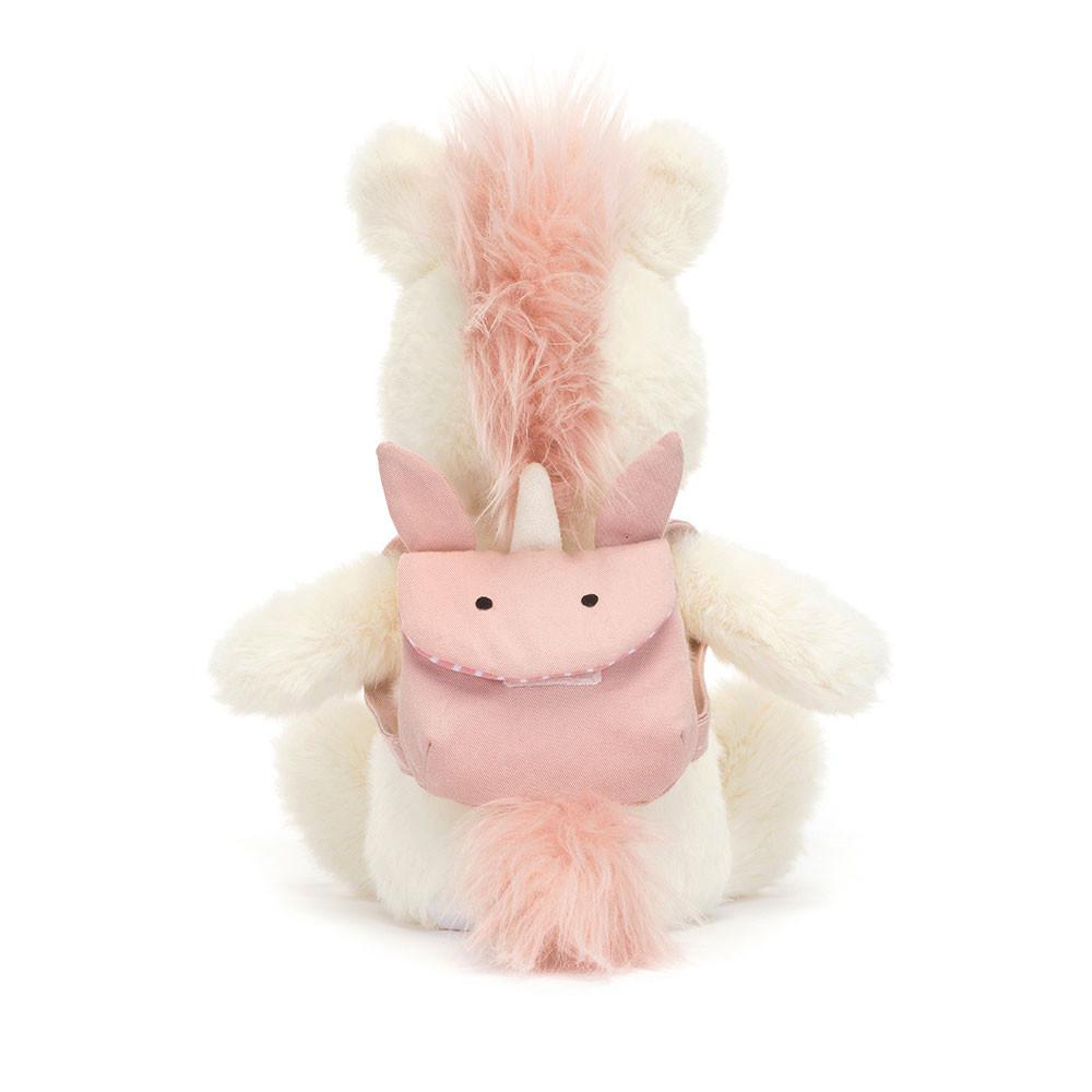 Criaturas Míticas Jellycat Backpack Unicorn 22cm x 9cm x 8cm Blancas  Costa Rica |  46085-BQTA