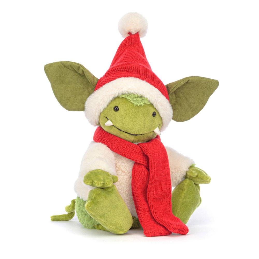 Criaturas Míticas Jellycat Christmas Grizzo 30cm x 10cm x 9cm Verde  Costa Rica |  31796-EGVD