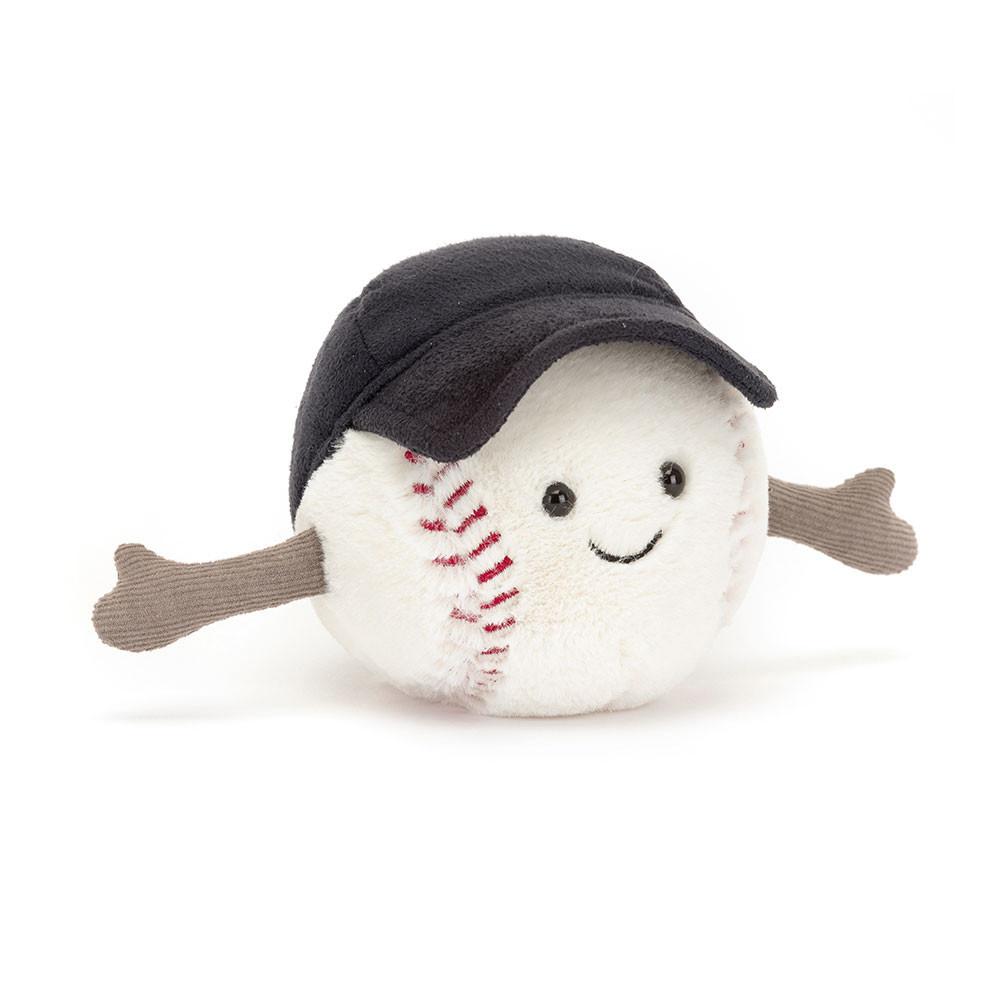 Deportes Jellycat Amuseables Sports Baseball 10cm x 10cm x 10cm Blancas  Costa Rica |  80471-PZBK