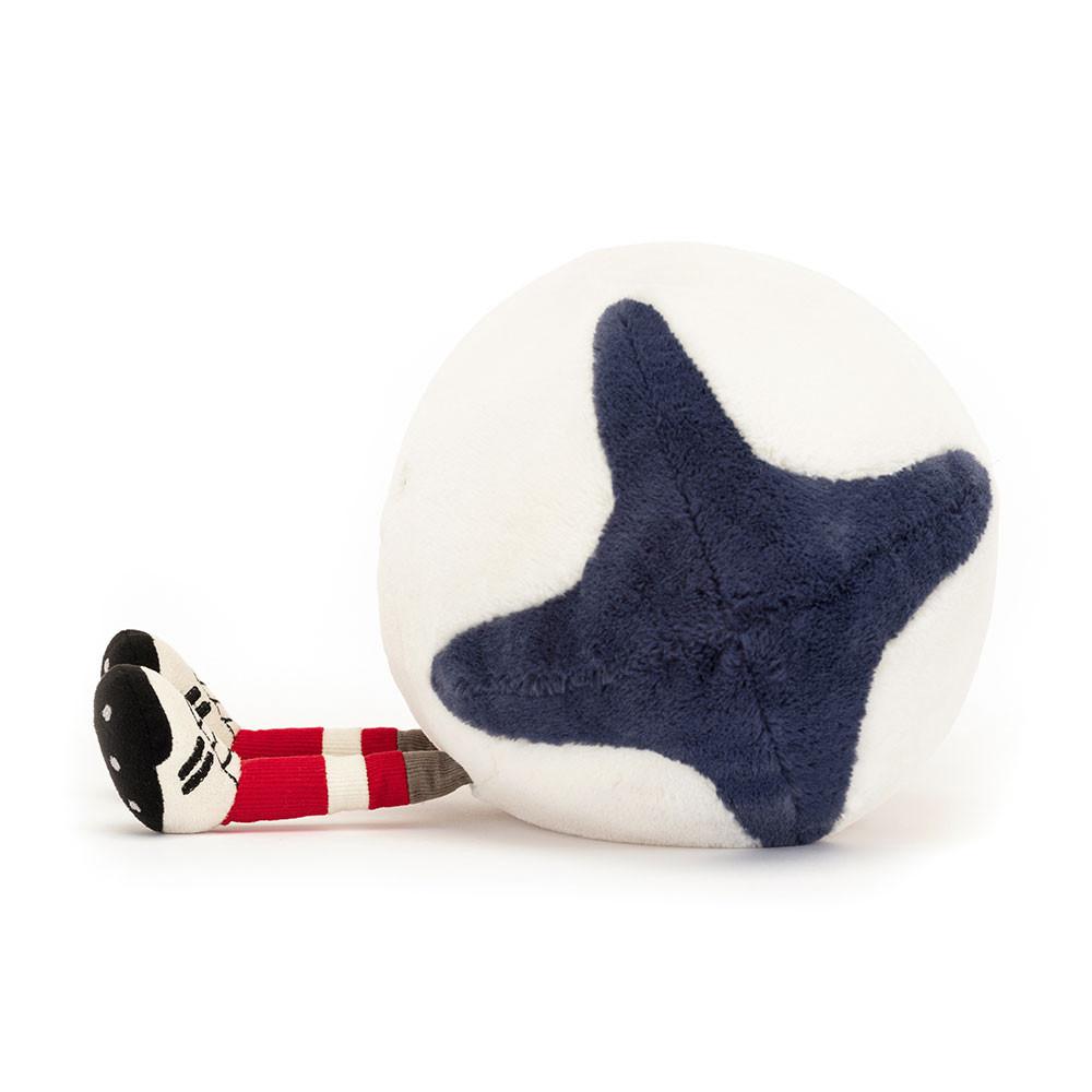 Deportes Jellycat Amuseables Sports Rugby Ball 18cm x 29cm x 13cm Blancas  Costa Rica |  07182-BKVZ
