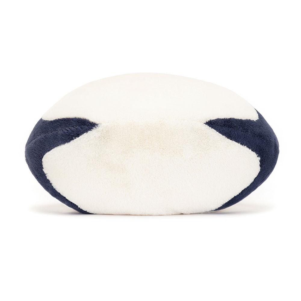 Deportes Jellycat Amuseables Sports Rugby Ball 18cm x 29cm x 13cm Blancas  Costa Rica |  07182-BKVZ