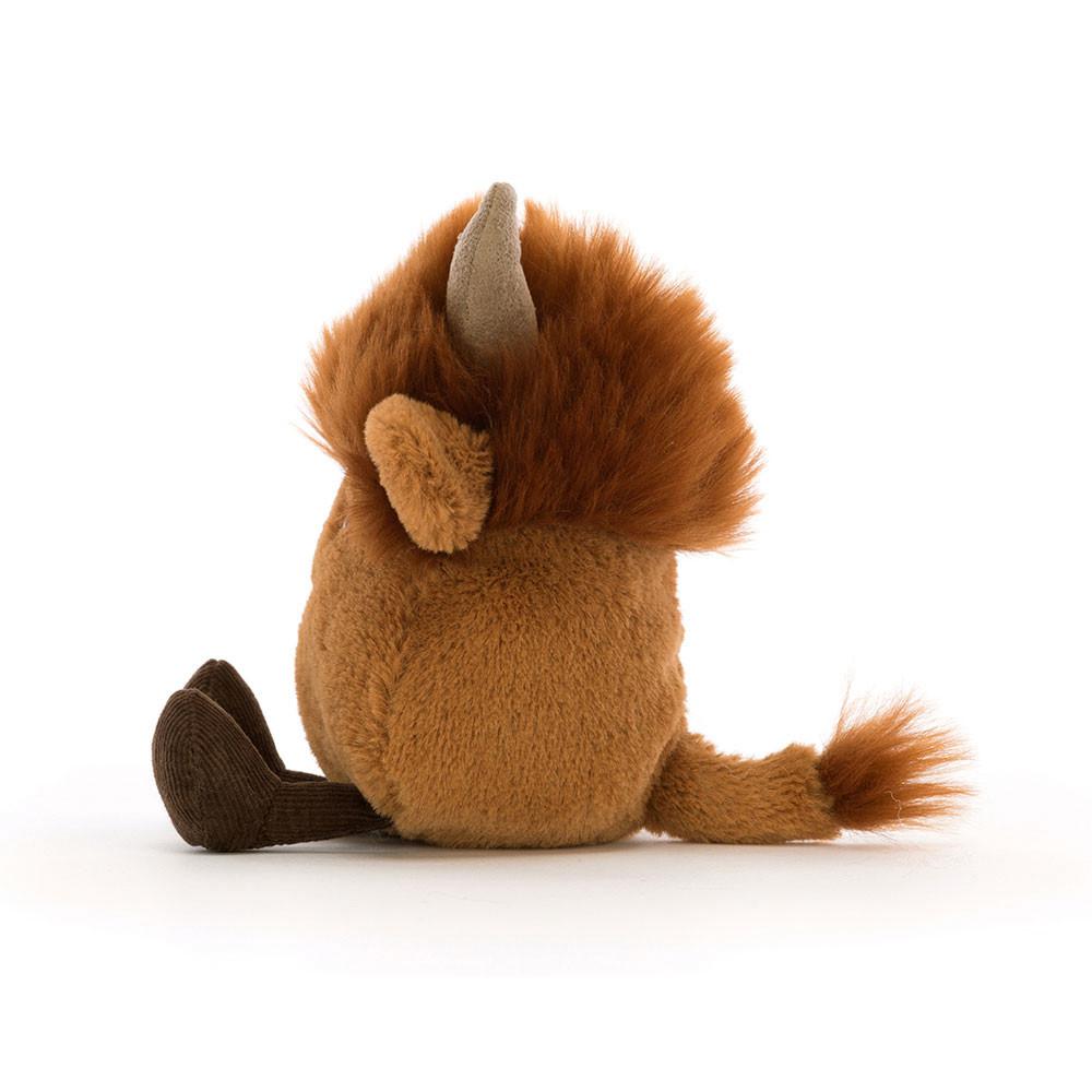 Farmyard Jellycat Amuseabean Highland Cow 12cm x 9cm x 6cm Marrones  Costa Rica |  71324-LKVY
