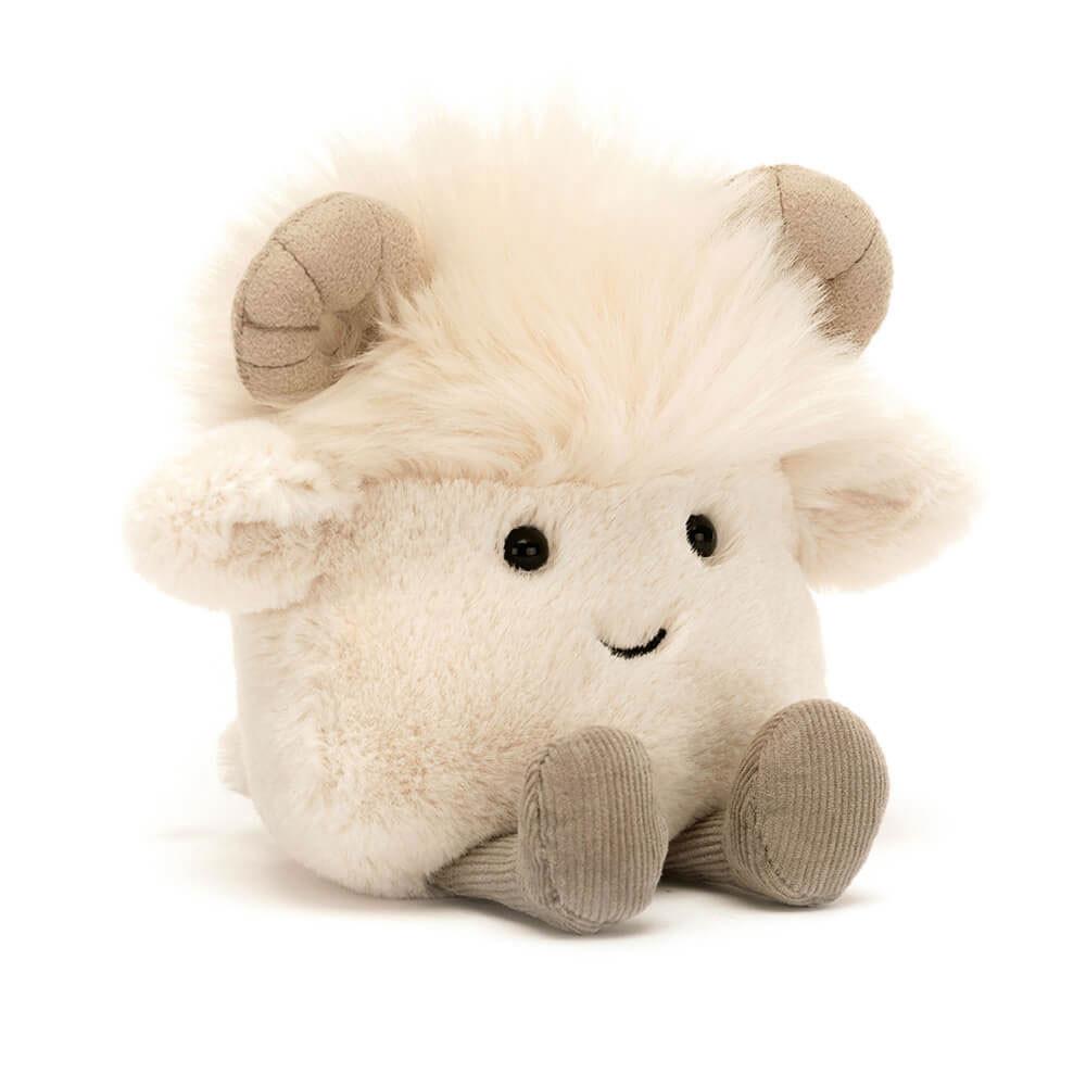 Farmyard Jellycat Amuseabean Ram 12cm x 9cm x 6cm Blancas  Costa Rica |  03481-ZUSW