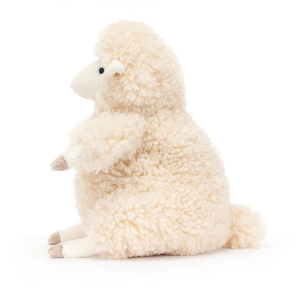 Farmyard Jellycat Bibbly Bobbly Sheep 36cm x 22cm x 20cm Blancas  Costa Rica |  70584-FAXZ