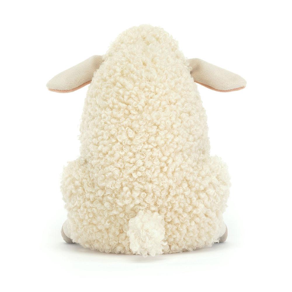 Farmyard Jellycat Burly Boo Sheep 20cm x 11cm x 14cm Blancas  Costa Rica |  76495-MZTE