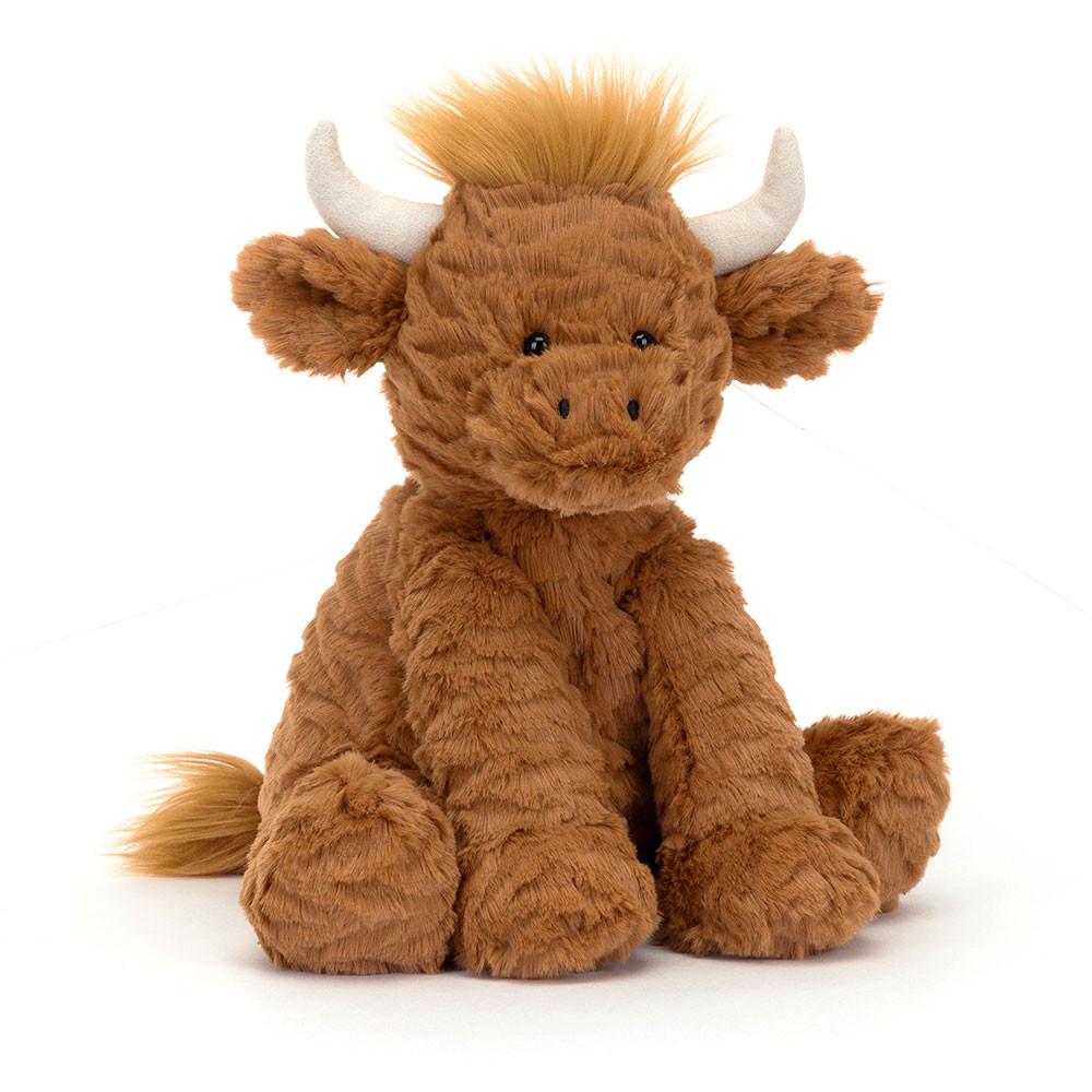 Farmyard Jellycat Fuddlewuddle Highland Cow 23cm x 13cm x 9cm Marrones  Costa Rica |  90523-DWVC