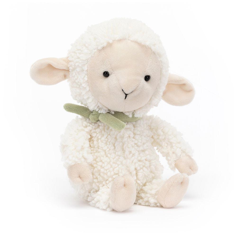 Farmyard Jellycat Fuzzkin Lamb 25cm x 9cm x 5cm Blancas  Costa Rica |  23086-PFBG