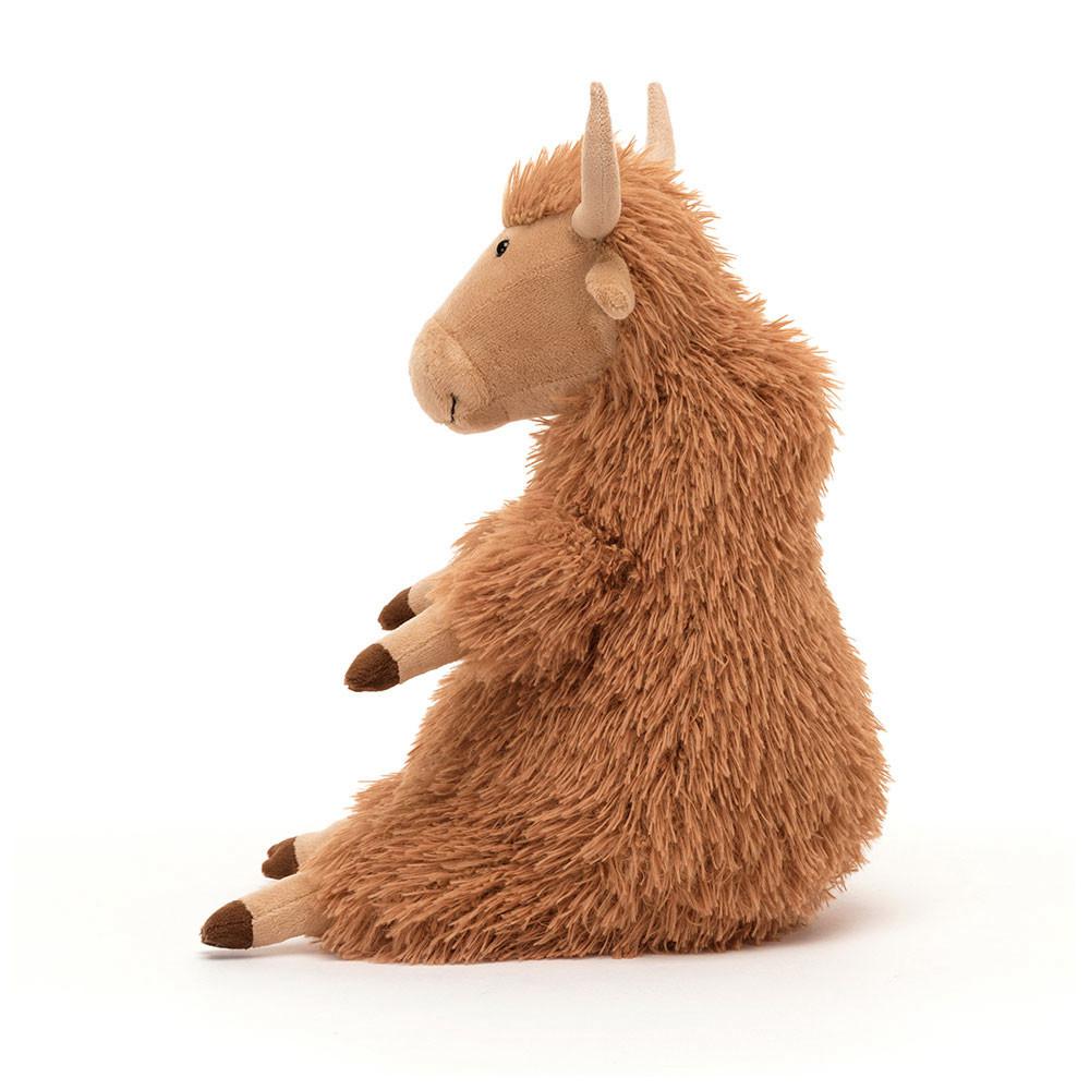 Farmyard Jellycat Herbie Highland Cow 11in x 5.5in x 4.7in Marrones  Costa Rica |  54972-LSVM