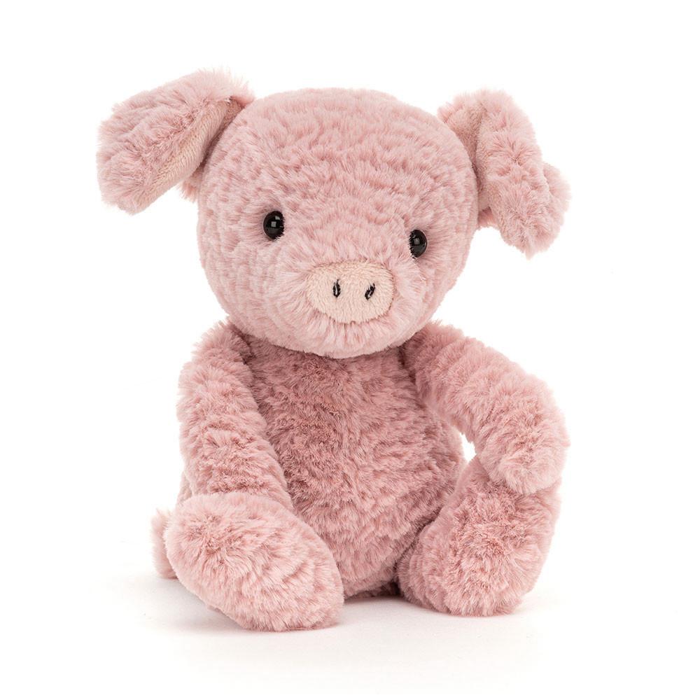 Farmyard Jellycat Tumbletuft Pig 7.9in x 3.5in x 3.1in Rosas  Costa Rica |  45231-ESLV