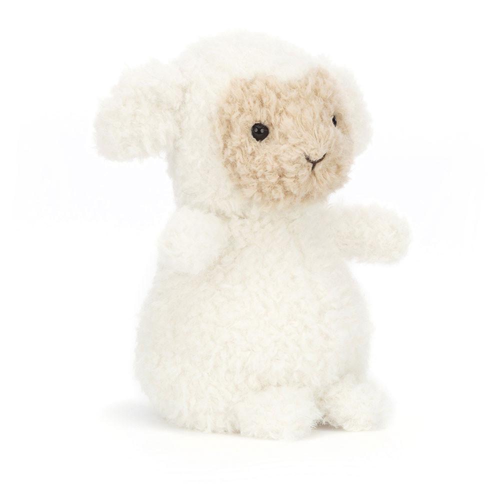 Farmyard Jellycat Wee Lamb 4.7in x 2.8in x 2.4in Blancas  Costa Rica |  09782-CKHI