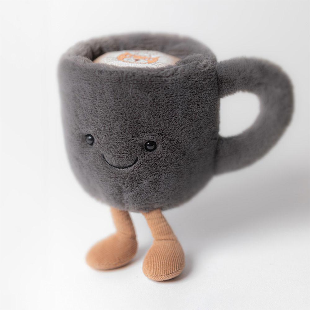 Foodies Jellycat Amuseables Coffee Cup 14cm x 10cm x 9cm Negras  Costa Rica |  86921-PYNZ