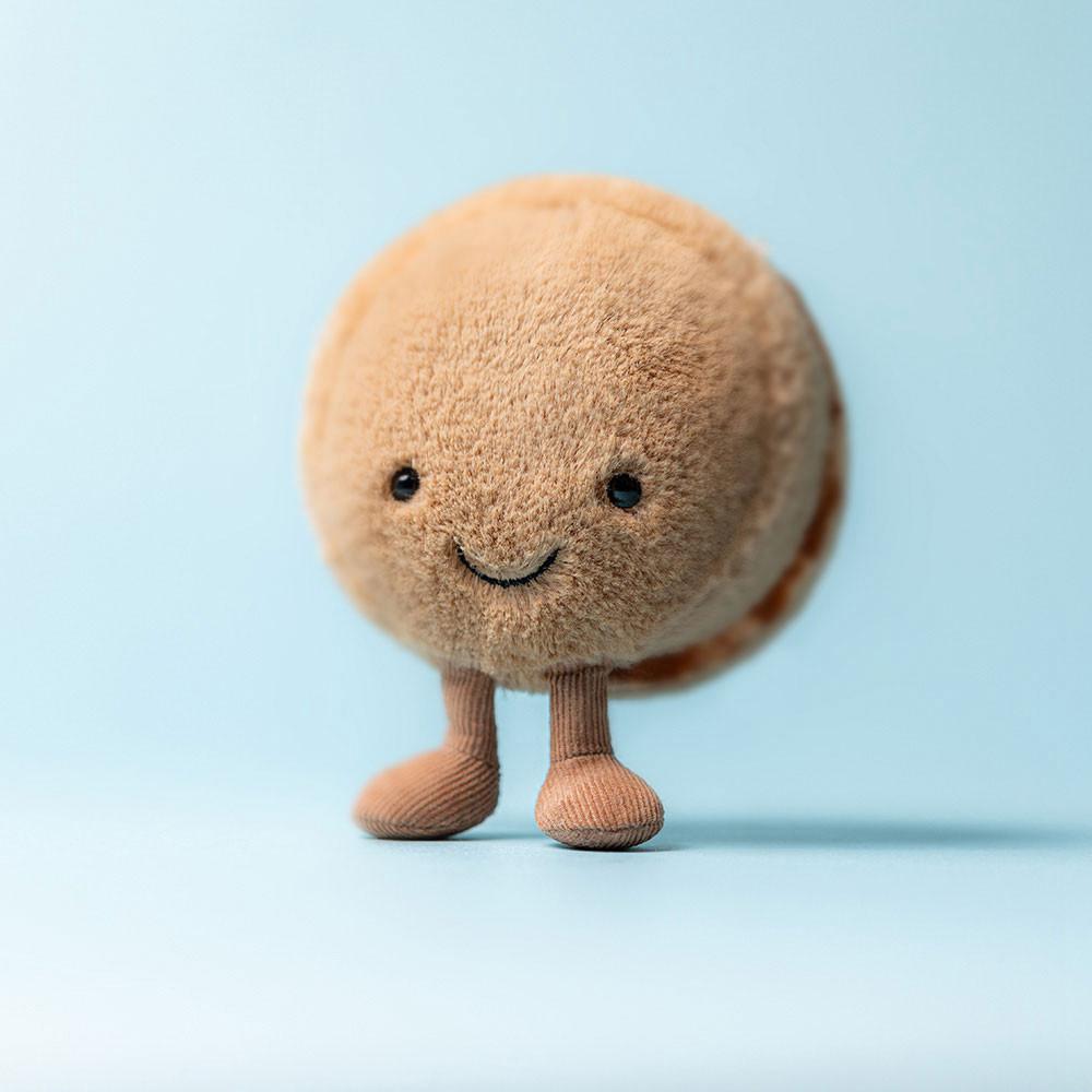 Foodies Jellycat Amuseables Mona Macaron 12cm x 10cm x 5cm Marrones  Costa Rica |  69038-YFLG