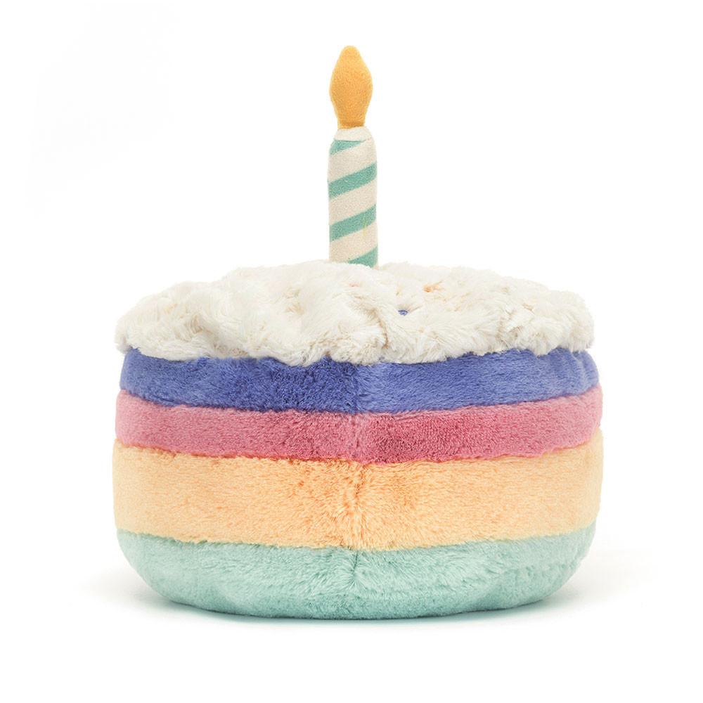 Foodies Jellycat Amuseables Rainbow Birthday Cake 26cm x 21cm x 21cm Azules  Costa Rica |  29137-GDJC