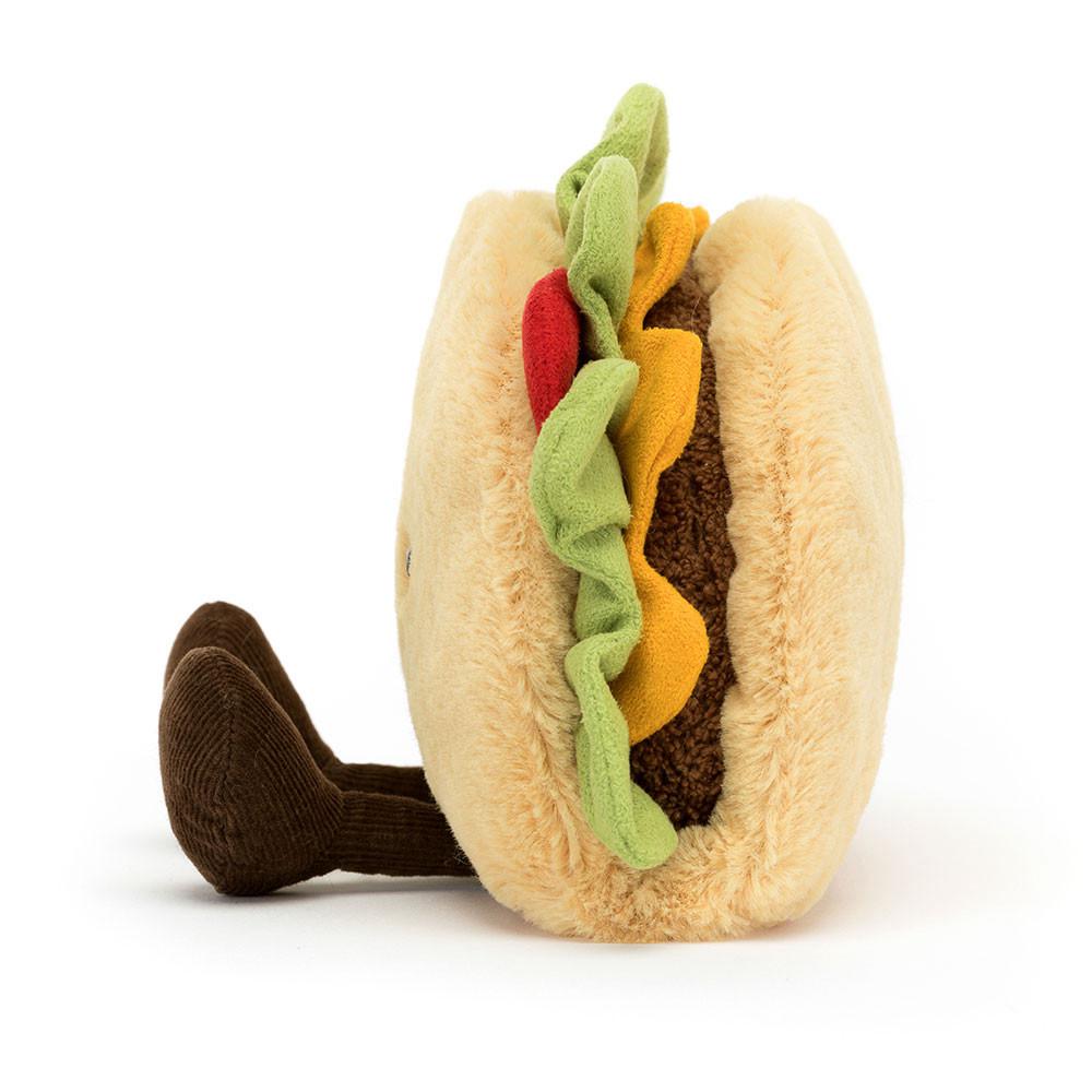 Foodies Jellycat Amuseables Taco 13cm x 17cm x 5cm Beige  Costa Rica |  04853-SQBU