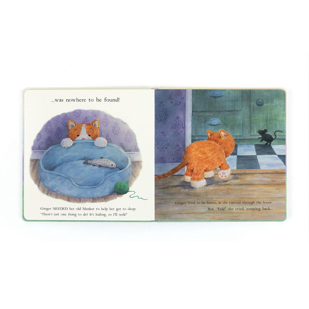 If I Were Books Jellycat Ginger, the Courageous Kitten Book 23cm x 23cm x 2cm Naranjas  Costa Rica |  32864-IXDN