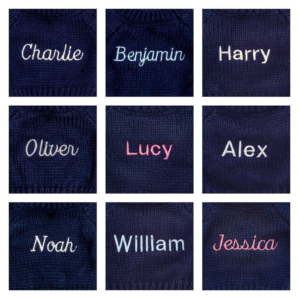 Jerséis Jellycat Bartholomew Bear with Personalised Navy Jumper 26cm x 12cm x 8cm Marrones  Costa Rica |  62850-FCSQ