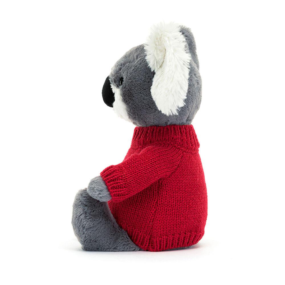 Jerséis Jellycat Bashful Koala with Personalised Jumper 31cm x 12cm x 9cm Gris  Costa Rica |  80542-VESO