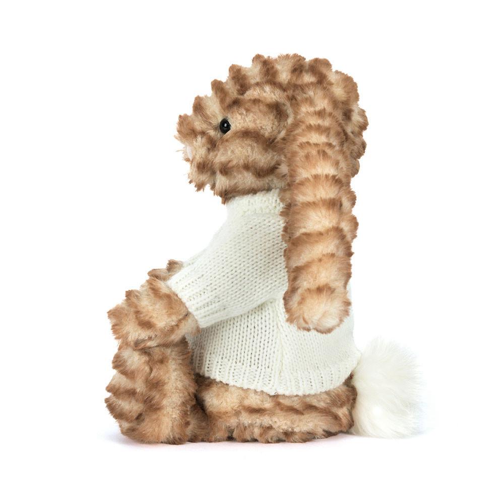Jerséis Jellycat Bashful Luxe Bunny Juniper with Personalised Cream Jumper 31cm x 12cm x 9cm Marrones  Costa Rica |  61782-GCDJ