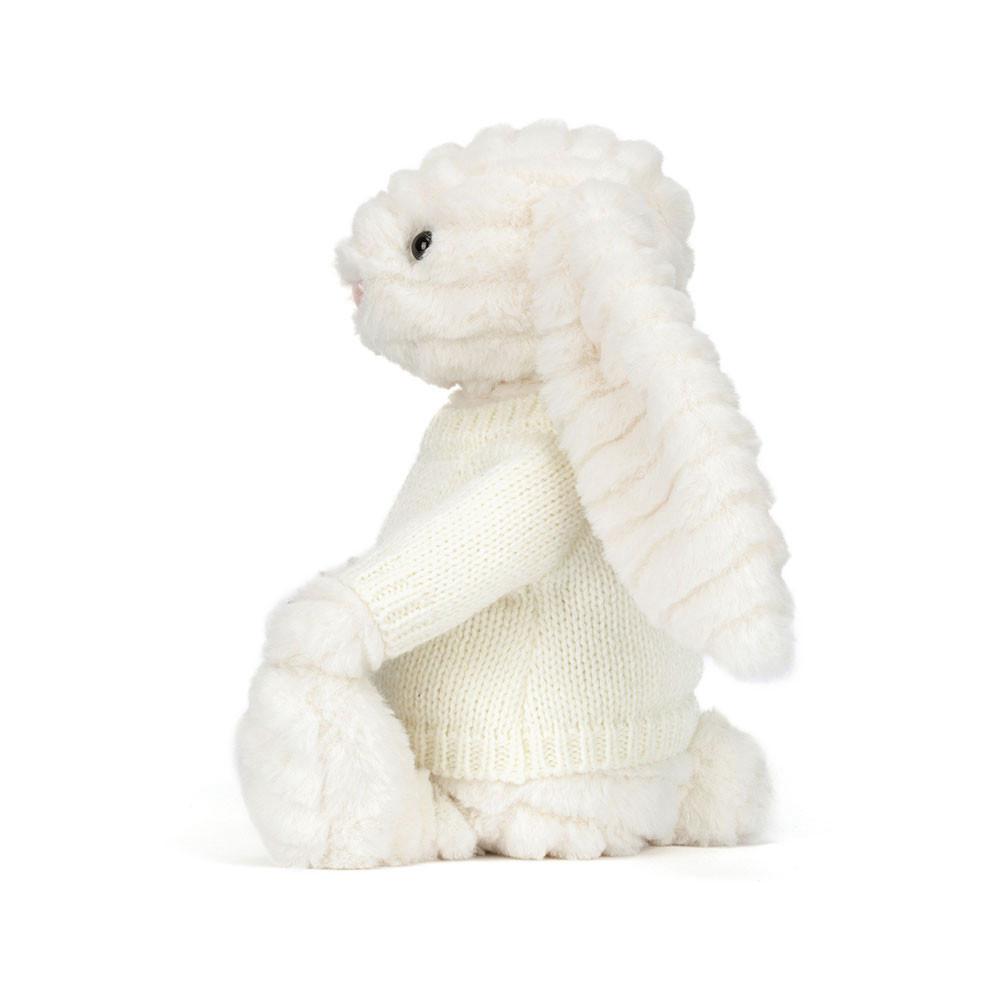 Jerséis Jellycat Bashful Luxe Bunny Nimbus with Personalised Cream Jumper 31cm x 12cm x 9cm Blancas  Costa Rica |  78062-ELRQ