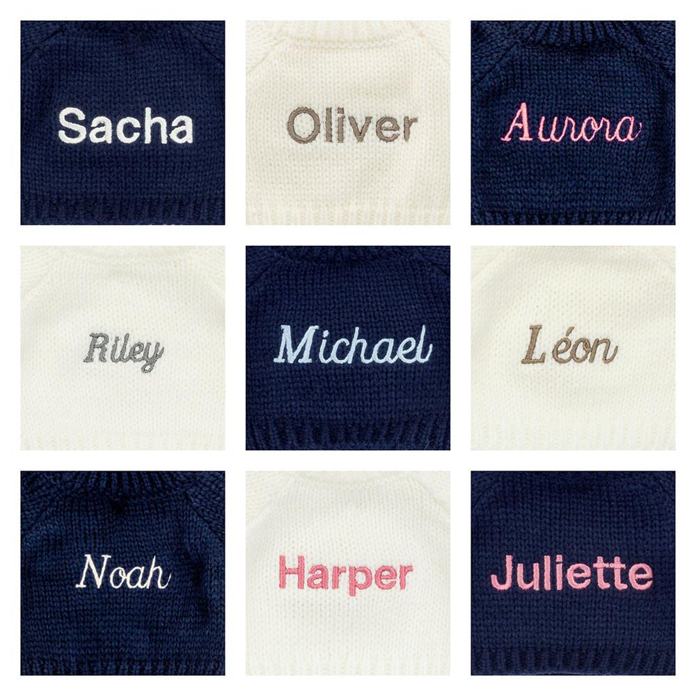 Jerséis Jellycat Bashful Luxe Bunny Nimbus with Personalised Navy Jumper 31cm x 12cm x 9cm Blancas  Costa Rica |  45382-KXHW