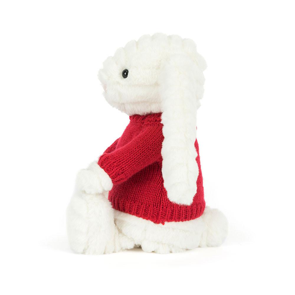 Jerséis Jellycat Bashful Luxe Bunny Nimbus with Personalised Jumper 31cm x 12cm x 9cm Blancas  Costa Rica |  25139-GZYD
