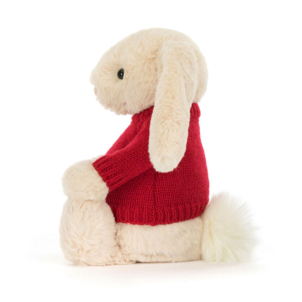 Jerséis Jellycat Bashful Luxe Bunny Willow with Personalised Jumper 31cm x 12cm x 9cm Beige  Costa Rica |  98524-FOIR