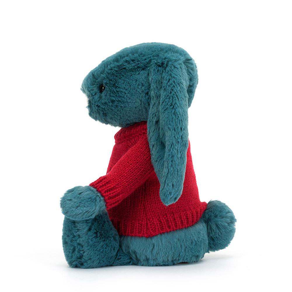 Jerséis Jellycat Bashful Mineral Bunny with Personalised Jumper 31cm x 12cm x 9cm Azules  Costa Rica |  75648-WKZV
