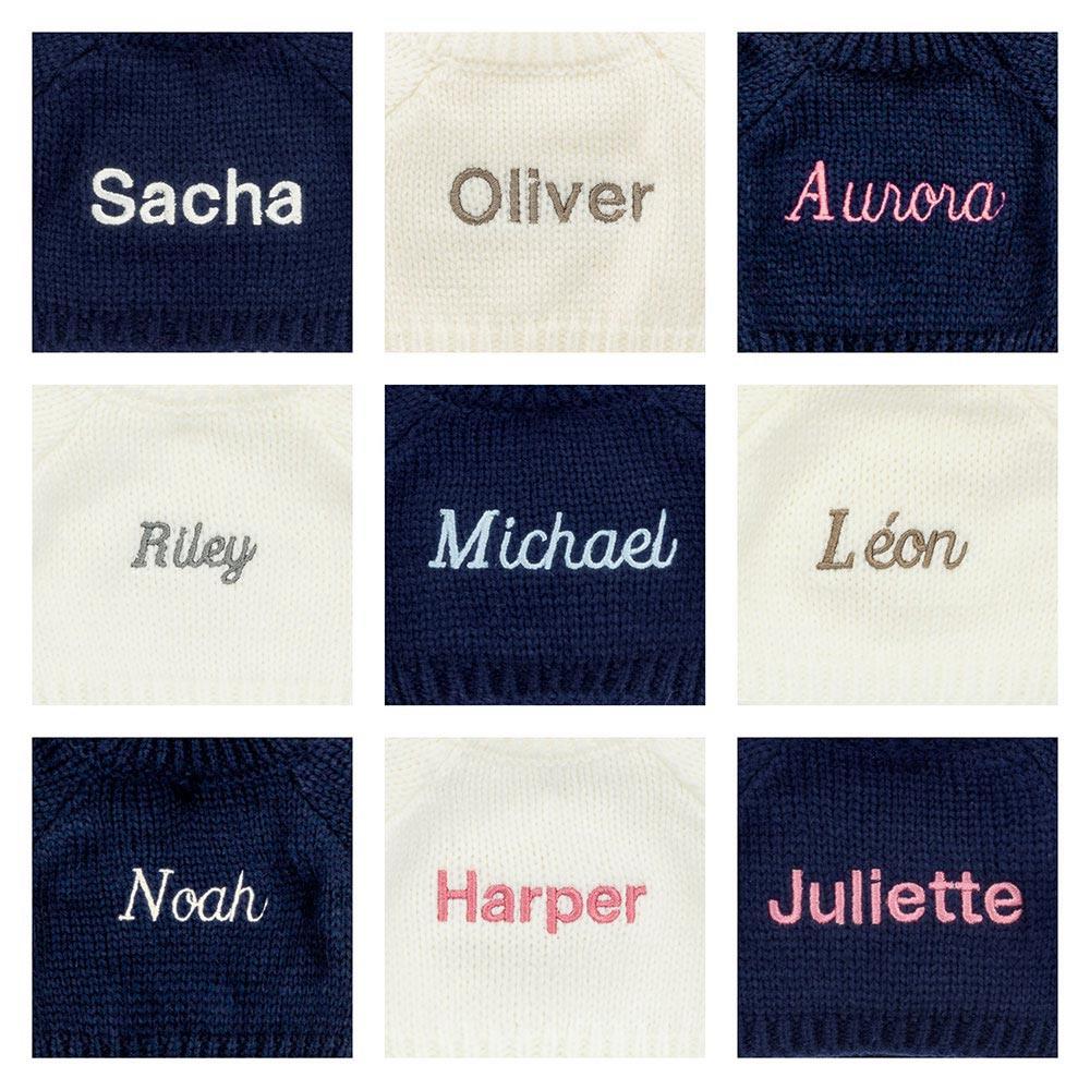 Jerséis Jellycat Bashful Sorrel Bunny with Personalised Navy Jumper 31cm x 12cm x 9cm Naranjas  Costa Rica |  09618-YNVS