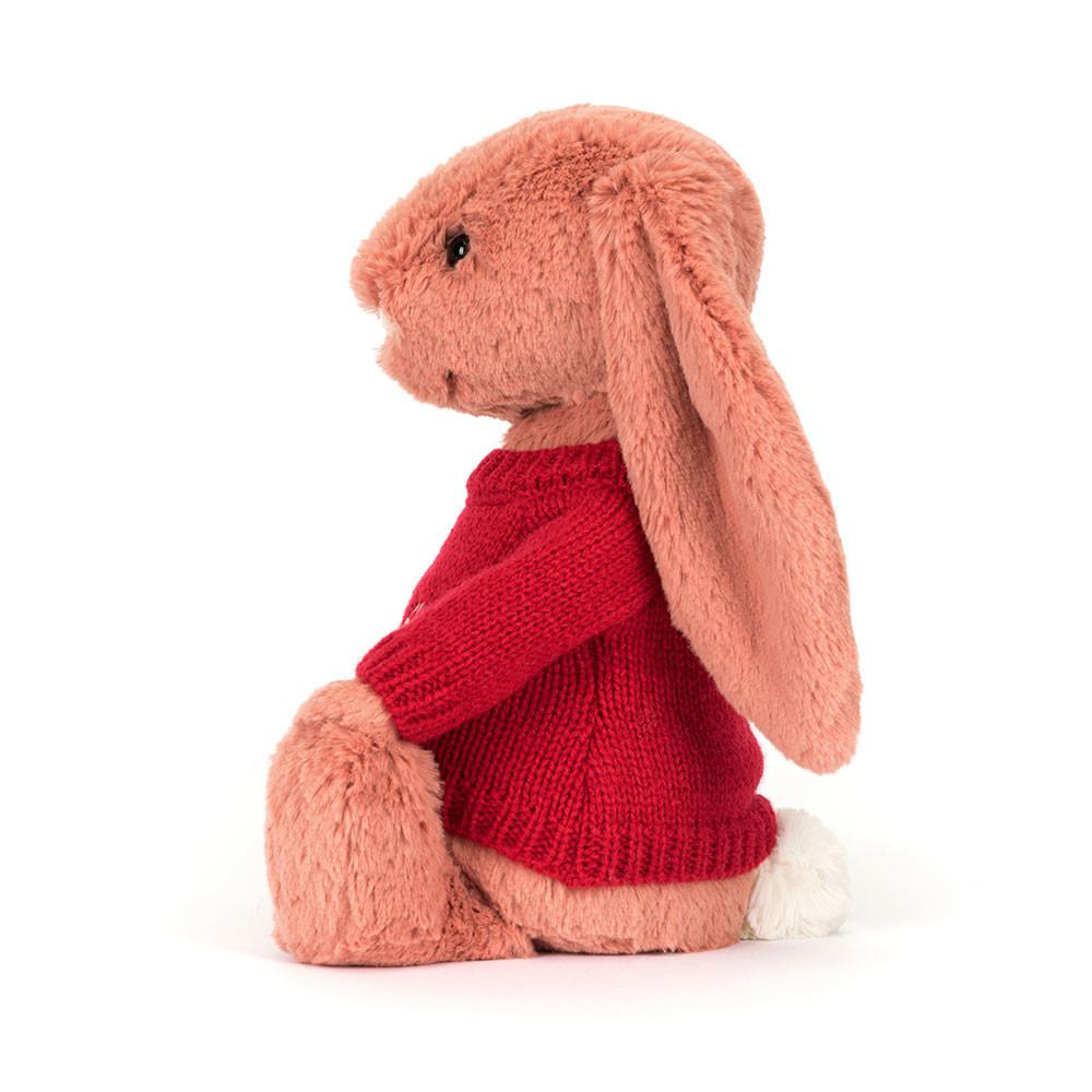 Jerséis Jellycat Bashful Sorrel Bunny with Personalised Jumper 31cm x 12cm x 9cm Naranjas  Costa Rica |  25196-VARI
