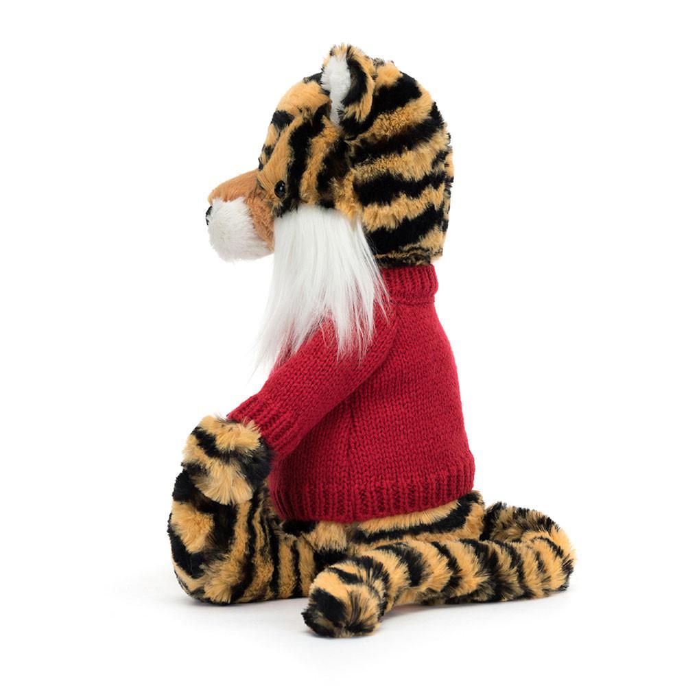 Jerséis Jellycat Bashful Tiger with Personalised Jumper 31cm x 12cm x 9cm Amarillo  Costa Rica |  24719-EKPU